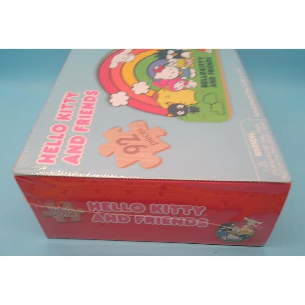 Sanrio - Hello Kitty and Friends Rainbow Wood Puzzle - 92 Pieces  16.56x11.14